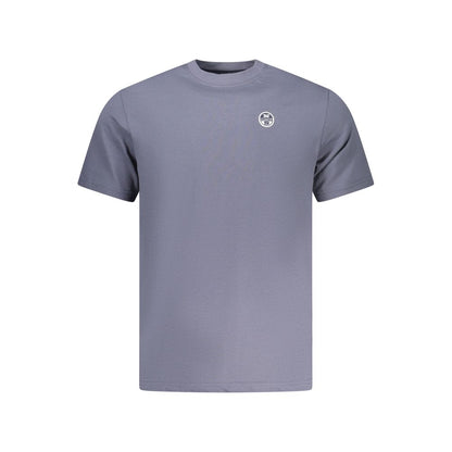 T-Shirt by North Sails for men in cotton blue features an edgy silhouette, meticulously detailed with a sophisticated and crew neckline for a truly edgy finish.