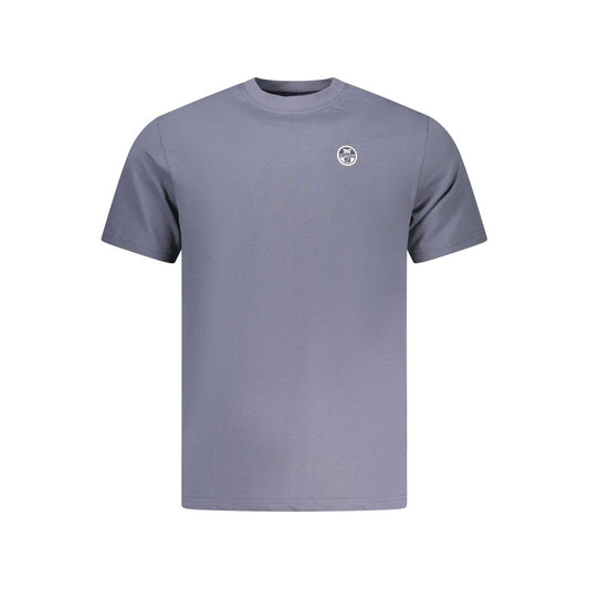 T-Shirt by North Sails for men in cotton blue features an edgy silhouette, meticulously detailed with a sophisticated and crew neckline for a truly edgy finish.