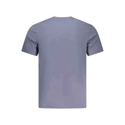 T-Shirt by North Sails for men in cotton blue showcases a unassuming silhouette, artfully detailed with a refined crew neckline and unassuming for a sophisticated, contemporary look.