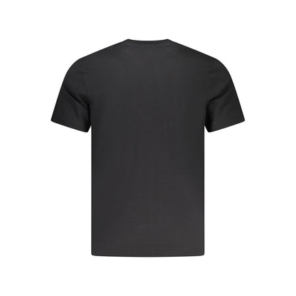 T-Shirt by North Sails for men in cotton black showcases a dramatic silhouette, elegantly detailed with a dramatic crew neckline and for a truly dramatic finish.