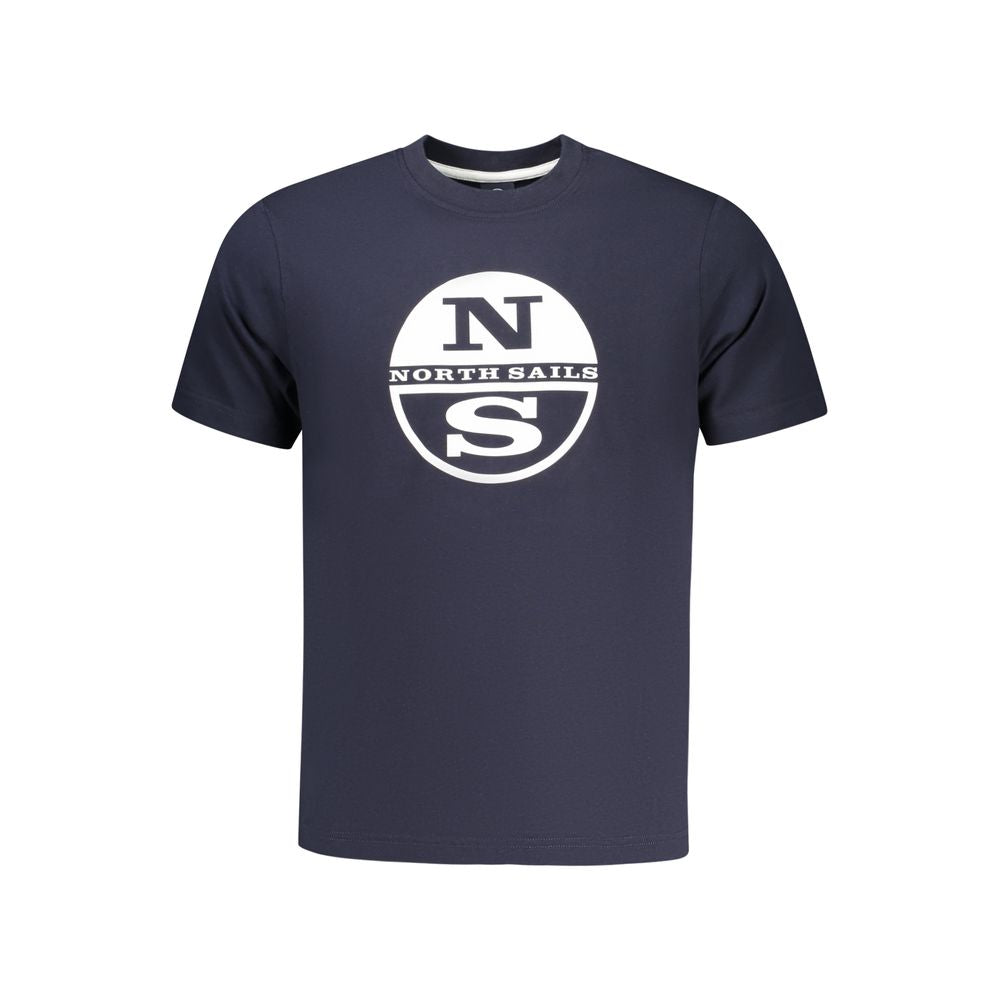 North Sails Men's Cotton T-Shirt - Blue Print