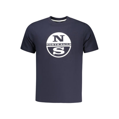 North Sails Men's Cotton T-Shirt - Blue Print