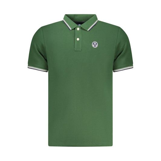 This Polo Shirt by North Sails for men in cotton green presents a flawless silhouette, showcasing flawless detailing and a refined for a truly flawless aesthetic.