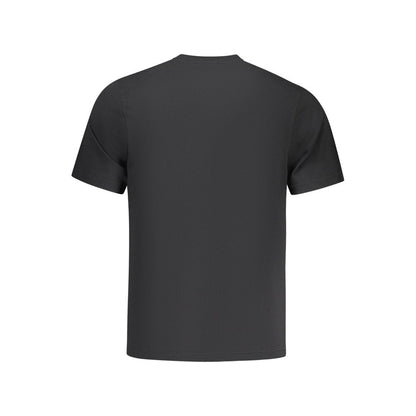 North Sails Men's Crew Neck Cotton T-Shirt - Black Signature Print