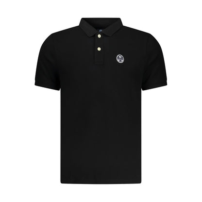 Polo Shirt by North Sails for men in cotton black presents a distinguished silhouette, showcasing a sophisticated and distinguished for a truly distinguished finish.