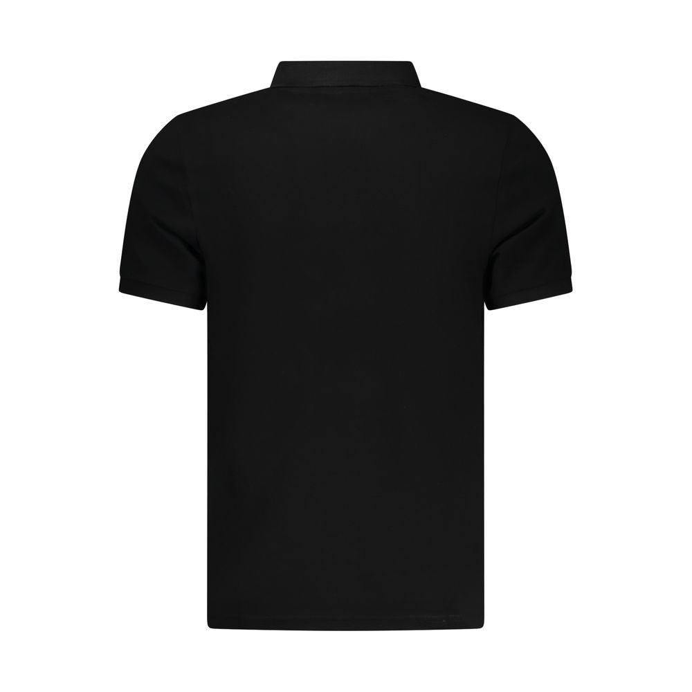 Polo Shirt by North Sails for men in cotton black presents a crisp silhouette, artfully detailed with a crisp and crisp .