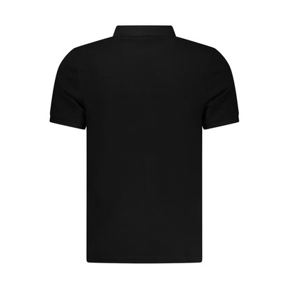 Polo Shirt by North Sails for men in cotton black presents a crisp silhouette, artfully detailed with a crisp and crisp .