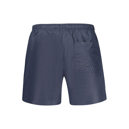 Swim Shorts by North Sails for men in polyester blue & signature features an glamourous silhouette from the Men's Polyester Swim Shorts collection, highlighting a refined fit and glamourous cut for a premium poolside look.