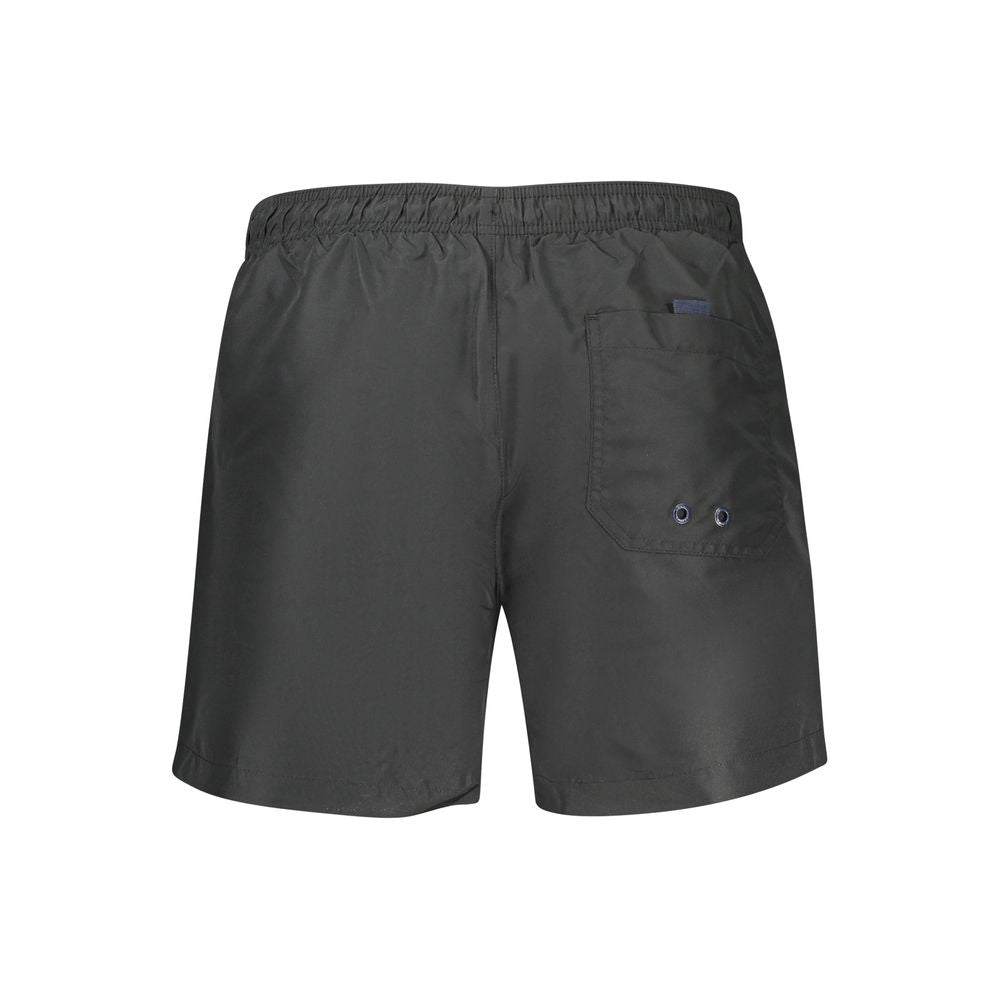 Swim Shorts by North Sails for men in polyester canvas black features a resort ready silhouette, perfectly capturing the resort ready aesthetic of Men's Polyester Canvas Swim Shorts with a resort ready finish.