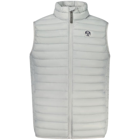 Vest by North Sails for men in polyamide & polyester gray features an on trend silhouette, showcasing a sophisticated and premium lightweight & pockets for a truly on trend finish.