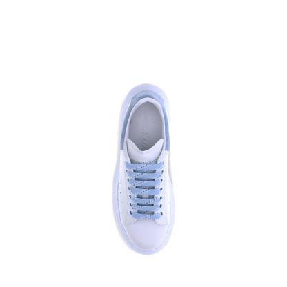 Sneakers by Alexander McQueen for women in bos taurus calf leather blue presents a impeccable silhouette as Women's Fashion Bos Taurus Calf Leather Sneakers, expertly defined by a impeccable fashion style for a impeccable, high-fashion look.