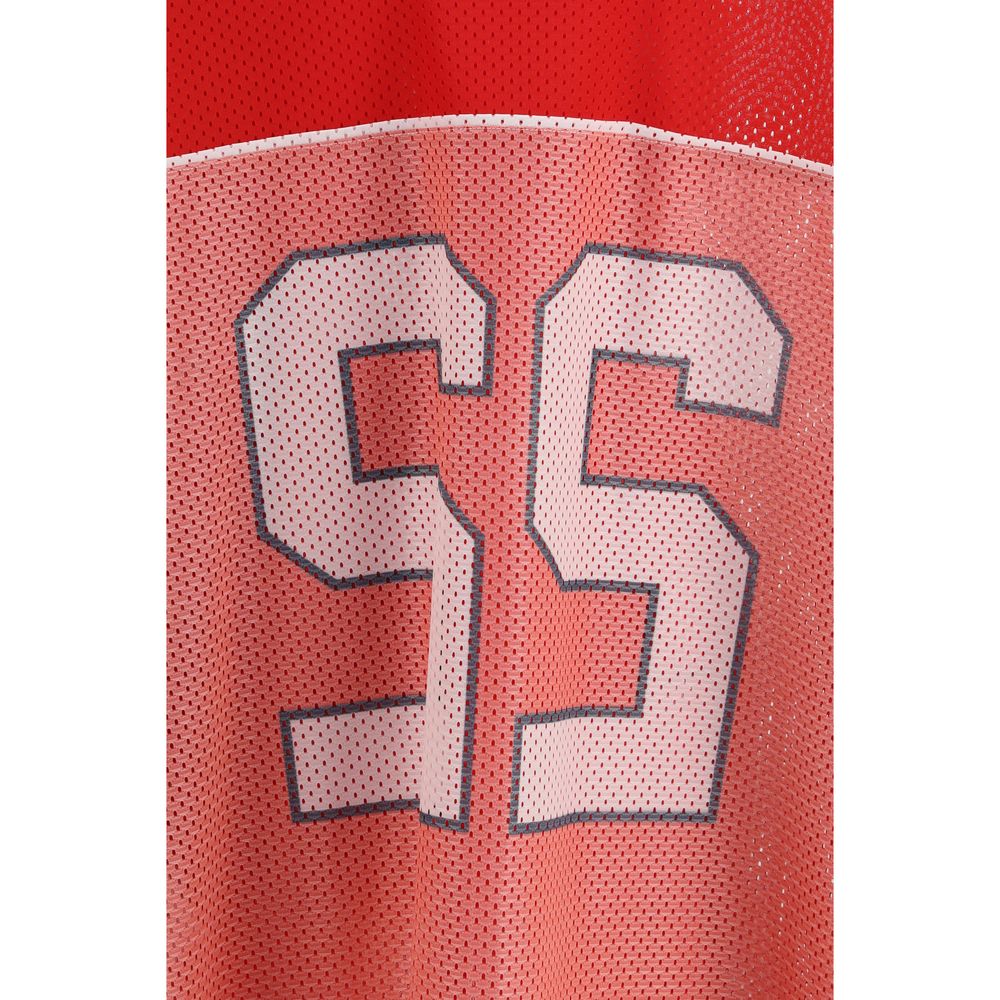 Activewear T-Shirt by Moschino for men in polyester multicolor & print features a versatile silhouette, showcasing a versatile and detailed with high-performance mesh-panels & breathable-design for a premium look.