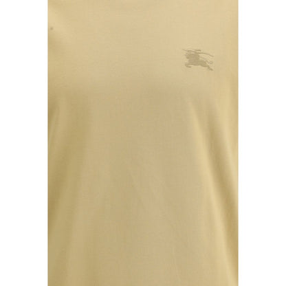 T-Shirt by Burberry for men in cotton beige showcases a fashionable silhouette, elegantly detailed with a fashionable and for a sophisticated, high-fashion look.