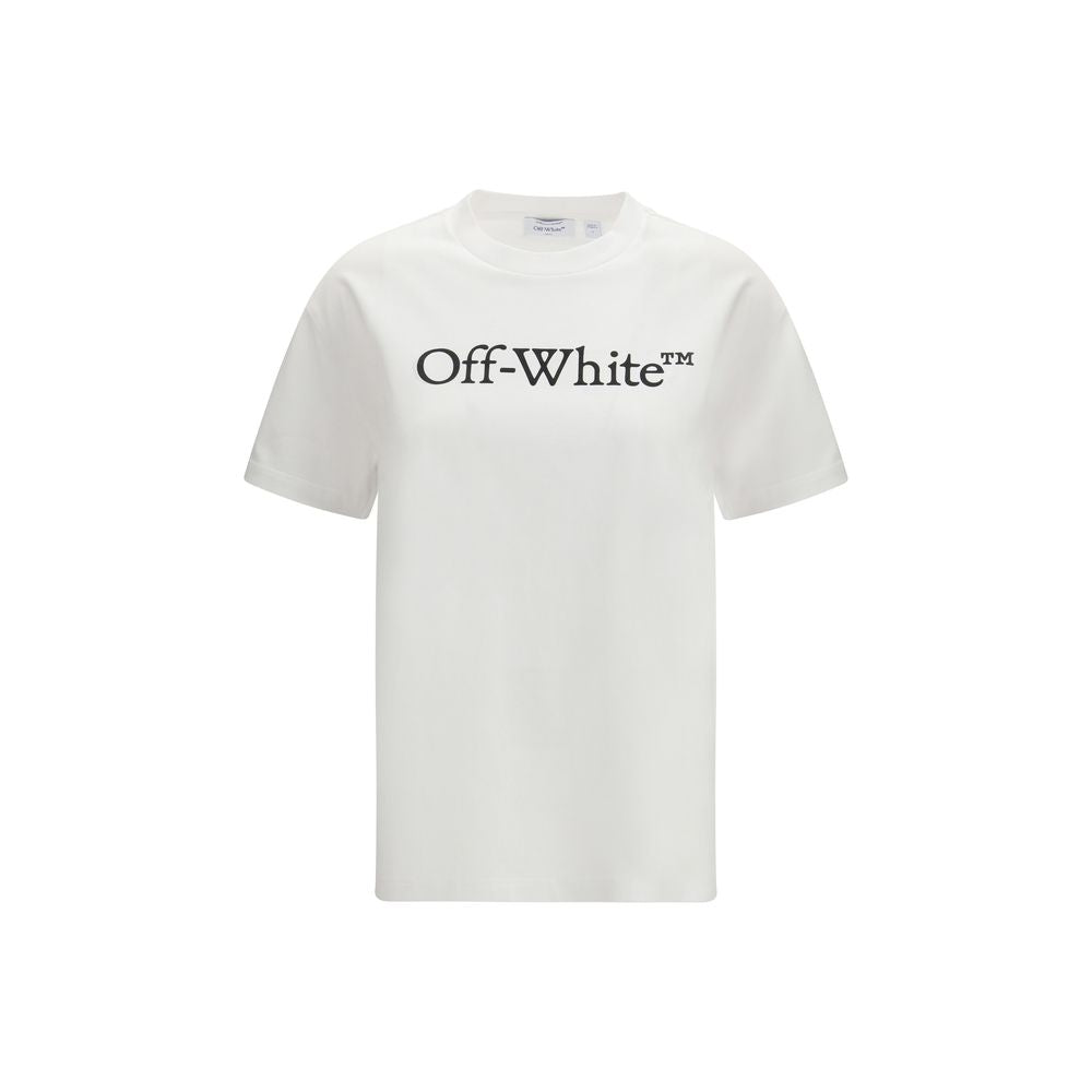Activewear T-Shirt by Off-White for women in cotton white features a versatile silhouette, showcasing a versatile crew neckline and short-sleeve detailed with high-performance for a premium look.