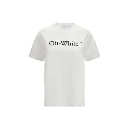 Activewear T-Shirt by Off-White for women in cotton white features a versatile silhouette, showcasing a versatile crew neckline and short-sleeve detailed with high-performance for a premium look.
