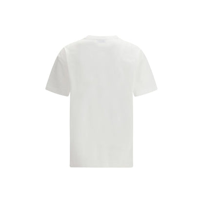 Activewear T-Shirt by Off-White for women in cotton white features a sporty silhouette with and crew neckline, showcasing innovative for a sporty finish.