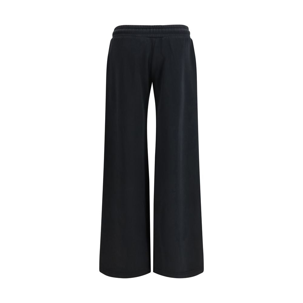 Sweatpants by Off-White for women in cotton black, white & signature features an contemporary relaxed-fit, regular-fit & wide with a long and , showcasing for a contemporary finish.