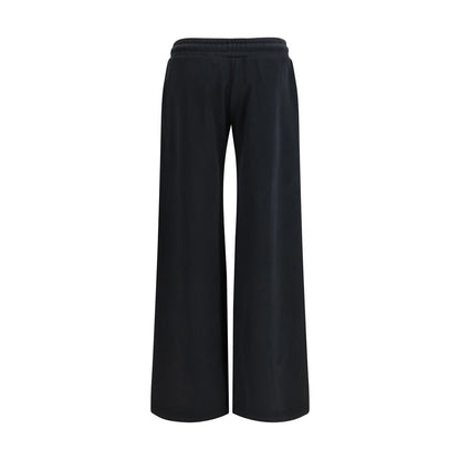 Sweatpants by Off-White for women in cotton black, white & signature features an contemporary relaxed-fit, regular-fit & wide with a long and , showcasing for a contemporary finish.