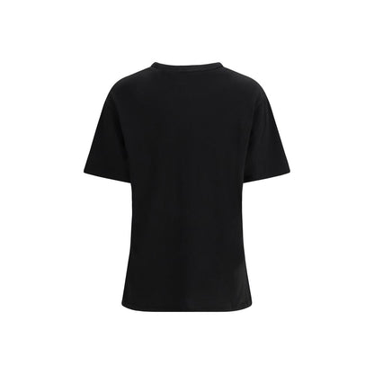 T-Shirt by Kenzo for women in cotton black, signature & print showcases a chic silhouette, artfully detailed with a chic and for a chic finish.