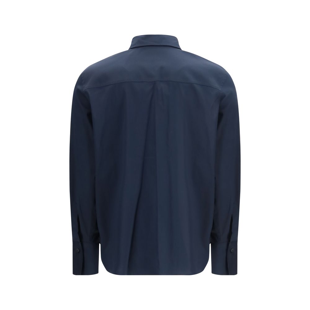 Dress Shirt by Brunello Cucinelli for women in cotton blue & patterned features an polished silhouette, showcasing a sophisticated and detail for a truly polished finish.
