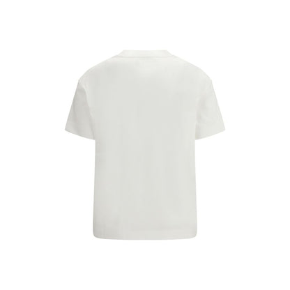 T-Shirt by Brunello Cucinelli for women in cotton white features a plush silhouette, showcasing a sophisticated crew neckline and for a truly plush finish.
