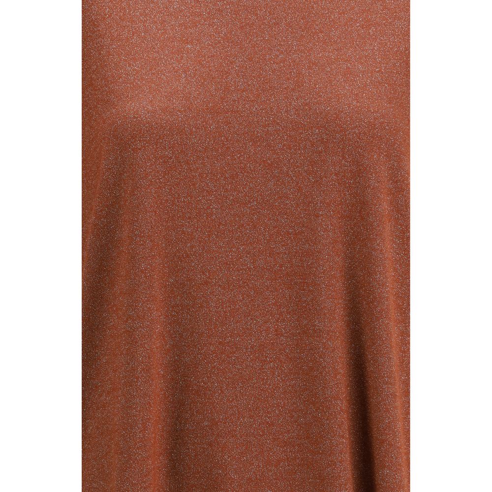 T-Shirt by Brunello Cucinelli for women in nylon polyester cashmere & capra leather multicolor features a plush silhouette, showcasing a sophisticated and for a truly plush finish.