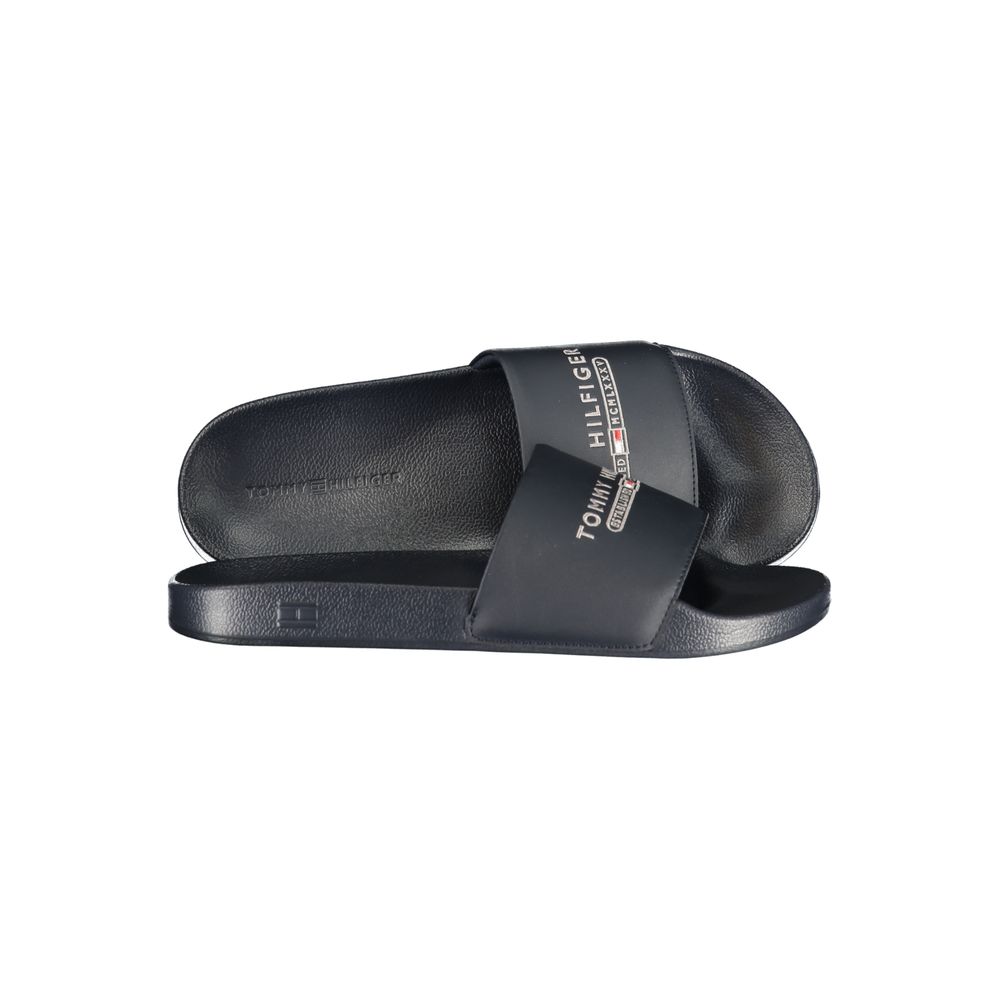 Tommy Hilfiger Men's Polyester & Polyurethane Sandals - Blue Signature