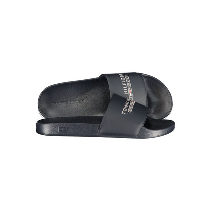 Tommy Hilfiger Men's Polyester & Polyurethane Sandals - Blue Signature
