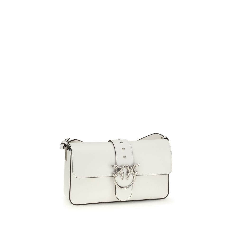 Wallet by PINKO for women in calf leather white showcases a enchanting silhouette, artfully detailed with the signature style of the Love Birds One Calf Leather Wallet and functional .
