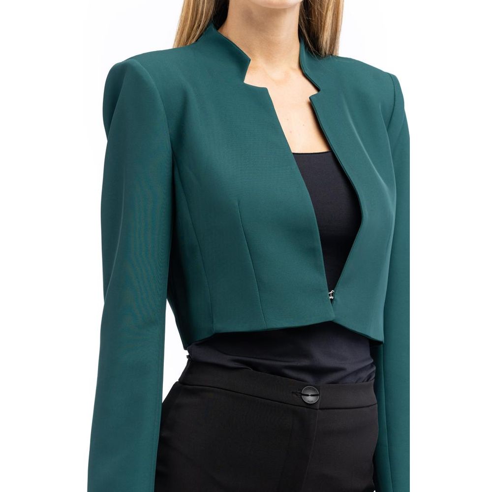 Blazer by Patrizia Pepe for women in stretch polyester velvet brown presents a distinguished silhouette, detailed with a distinguished and distinctive for a truly sophisticated finish.
