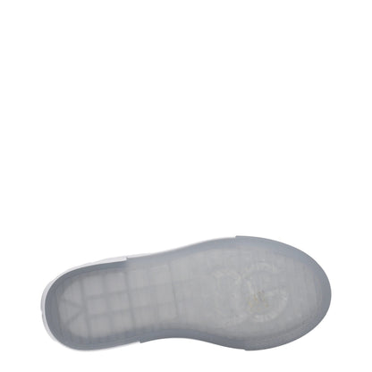 Sneakers by Dolce & Gabbana for men in leather & rubber silver & white features an timeless silhouette from the Men's Low Top Leather & Rubber Sneakers collection, showcasing a signature low-top style with an timeless finish.
