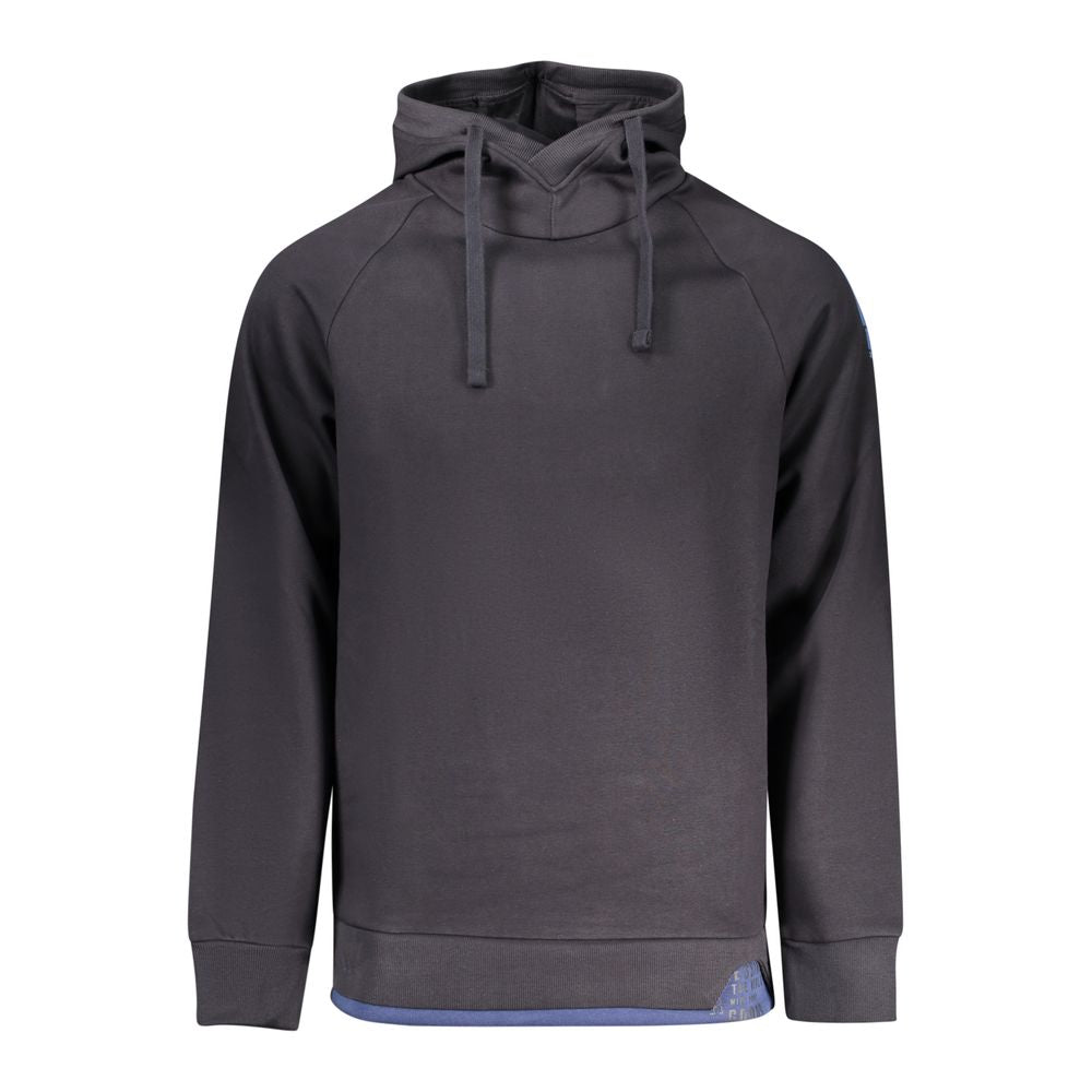 Hooded Sweatshirt Hoodie by Rifle for men in cotton polyester blue features a edgy silhouette, detailed with a edgy hooded neckline and for a refined finish.