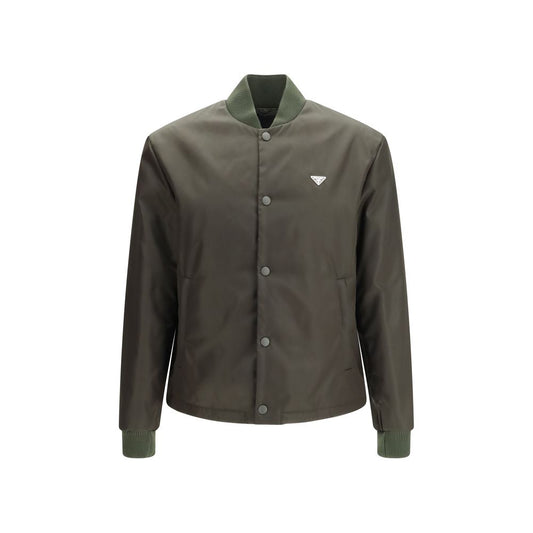 Prada Bicolor Nylon Bomber