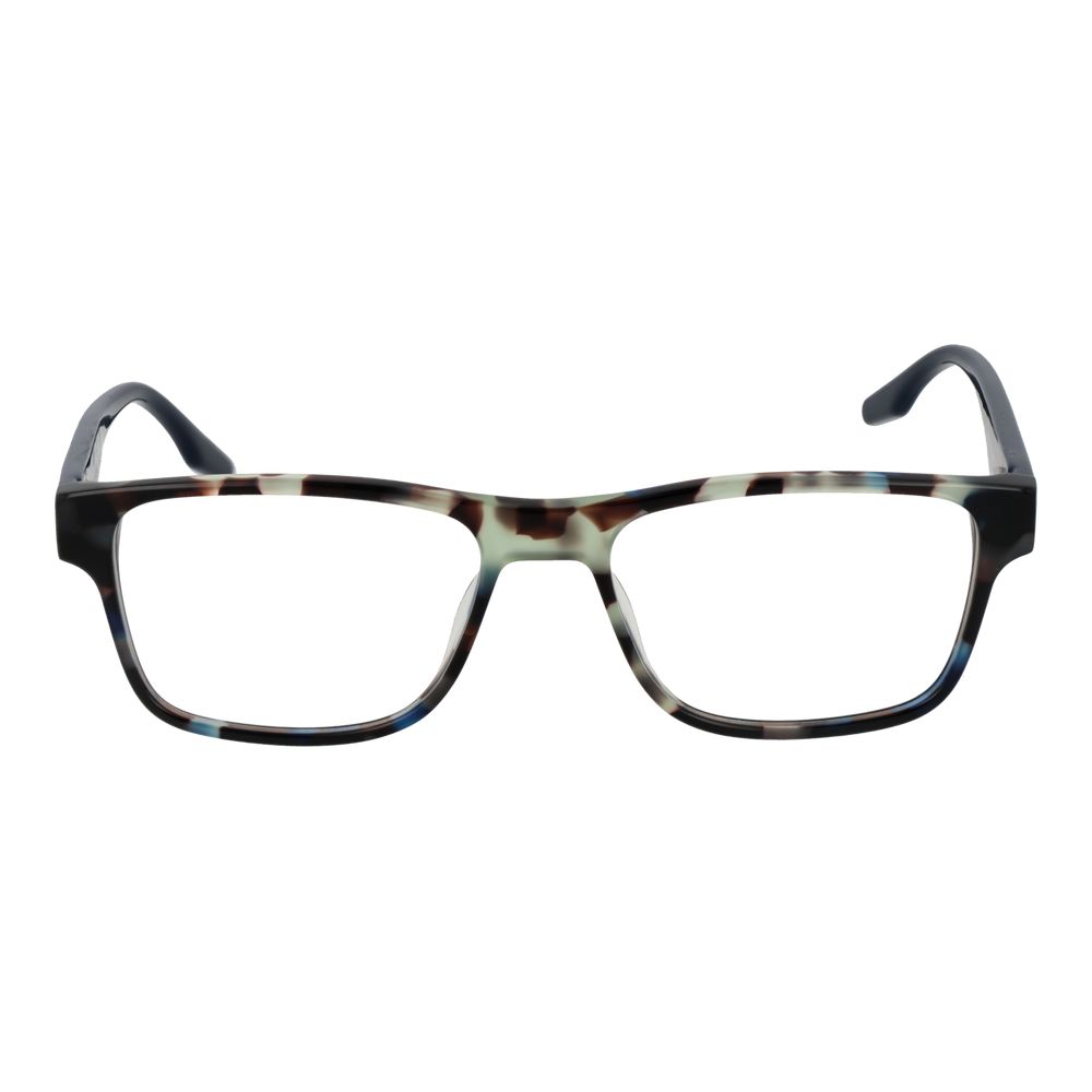Eyeglasses Frames by Converse for men in plastic blue showcases a reflective silhouette, artfully incorporating a sophisticated blue coloured frame with a distinct full-frame frame design.