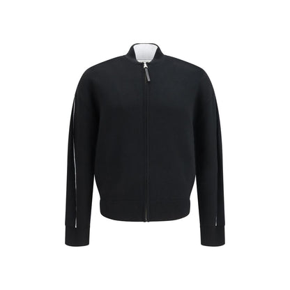 Cardigan by Givenchy for men in polypropylene nylon & wool black & signature features a nuanced silhouette with a refined and nuanced detailing for a sophisticated look.
