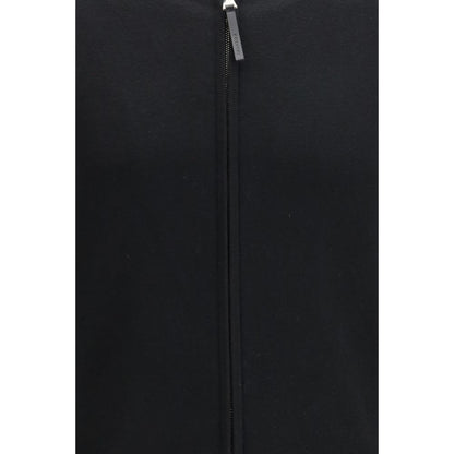 Cardigan by Givenchy for men in polypropylene nylon & wool black & signature presents a textural silhouette, artfully finished with a textural and for a sophisticated, textural look.