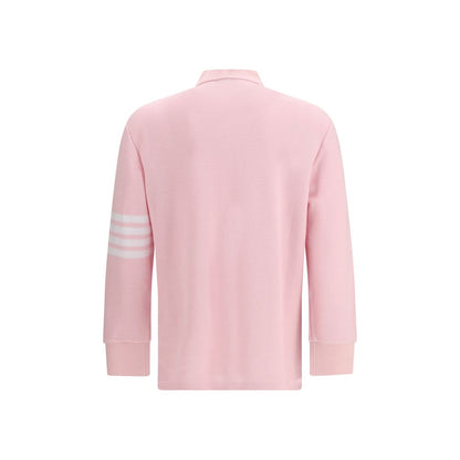 Polo Shirt by Thom Browne for men in cotton multicolor, signature & striped presents a crisp silhouette, artfully detailed with a crisp and crisp .