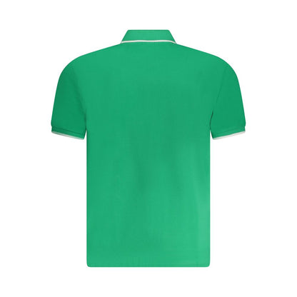 Polo Shirt by North Sails for men in cotton green & print presents a distinguished silhouette, showcasing a sophisticated and distinguished for a truly distinguished finish.