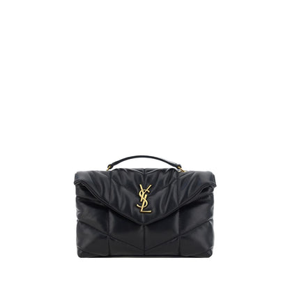 Compact Shoulder Flap Bag by Saint Laurent for women in lambskin leather black & chevron features a enviable silhouette, showcasing a secure flap & magnetic, ample , and enviable shoulder-strap for a enviable finish.