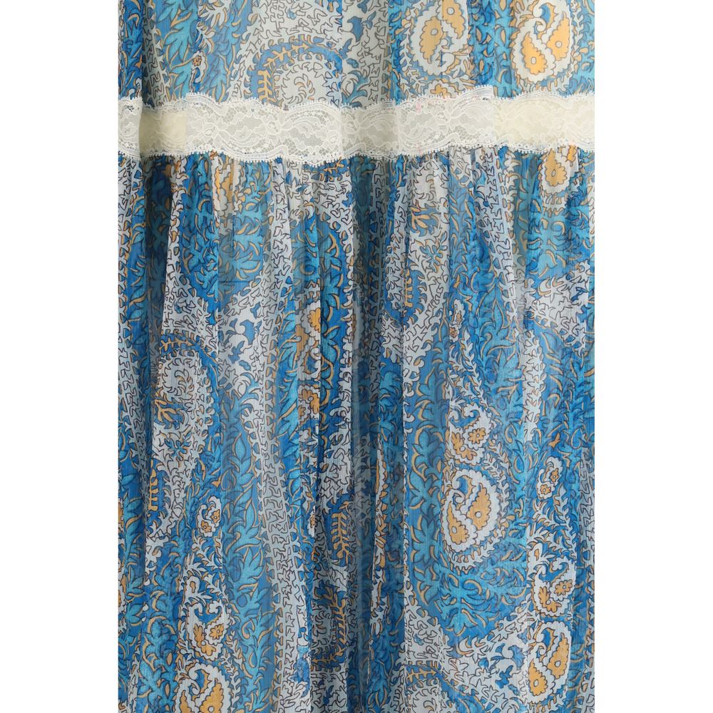 Skirt by Etro for women in silk multicolor & paisley showcases a dramatic silhouette, artfully capturing the essence of the Women's High Rise Silk Maxi Long Skirt in a dramatic maxi long cut for a refined look.
