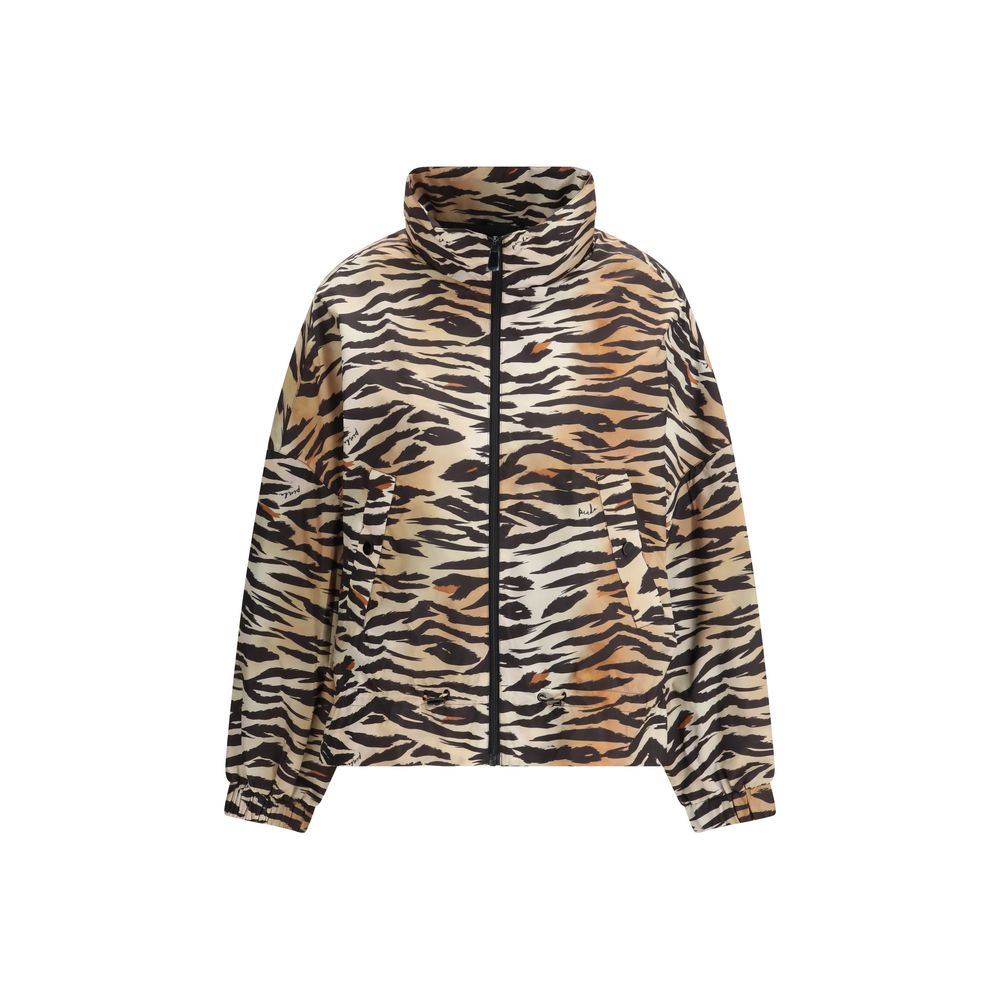 Windbreaker Jacket by PINKO for women in polyamide canvas animal, multicolor & print features an magnificent silhouette, showcasing the sophisticated high-collar neckline and functional pockets & windproof for a premium, magnificent look.