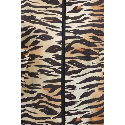 Windbreaker Jacket by PINKO for women in polyamide canvas animal, multicolor & print showcases a modern silhouette, integrating pockets & windproof and a modern for a sophisticated finish.