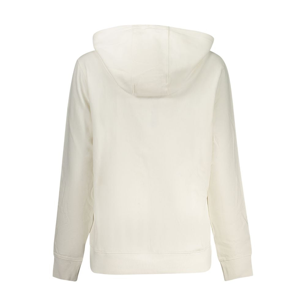 Hooded Sweatshirt Hoodie by Tommy Hilfiger for women in cotton canvas white features an luminous silhouette, showcasing a sophisticated and for a truly luminous look.