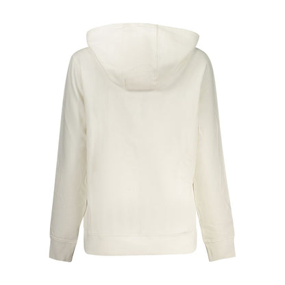 Hooded Sweatshirt Hoodie by Tommy Hilfiger for women in cotton canvas white features an luminous silhouette, showcasing a sophisticated and for a truly luminous look.