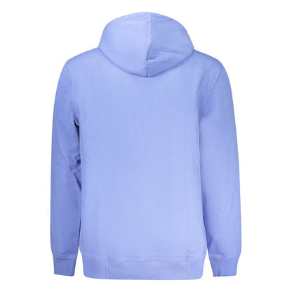 Hooded Sweatshirt Hoodie by Tommy Hilfiger for men in cotton azzurro & print features a slouchy chic silhouette, detailed with a slouchy chic and a signature for an elevated aesthetic.