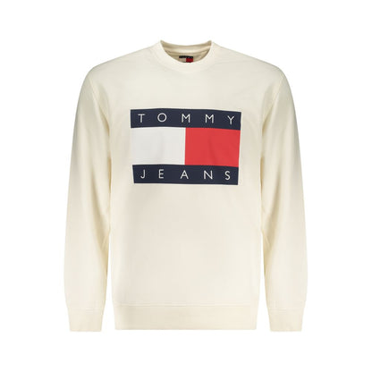 Sweatshirt by Tommy Hilfiger for men in cotton white & print features an enviable silhouette, showcasing a premium and refined for a truly enviable finish.