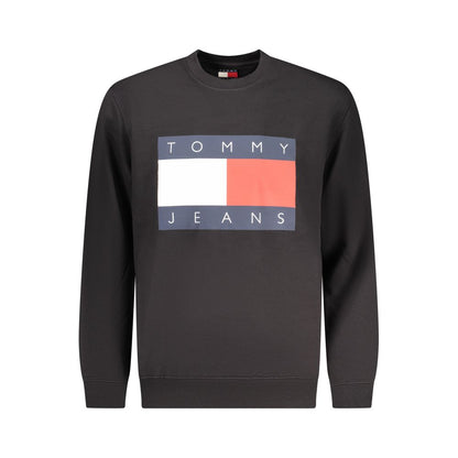 Sweatshirt by Tommy Hilfiger for men in cotton black & print features a unrivaled silhouette with a refined crew neckline and unrivaled long-sleeve detailing for a sophisticated look.