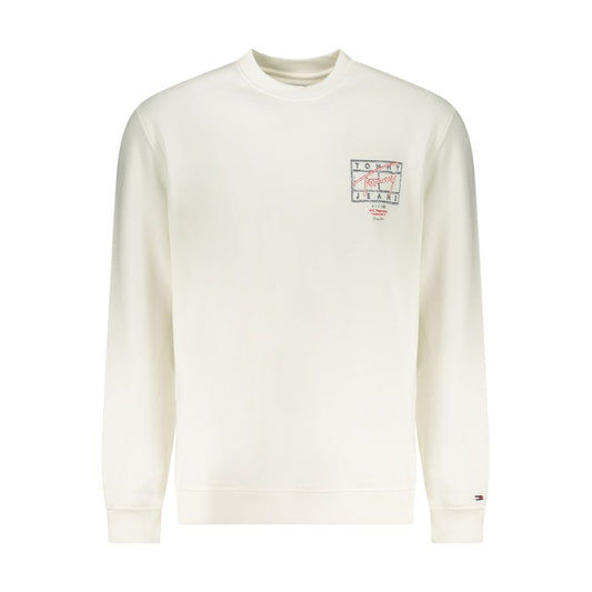 Sweatshirt by Tommy Hilfiger for men in cotton white & print features an magnificent silhouette, showcasing a sophisticated crew neckline and detail for a truly magnificent finish.