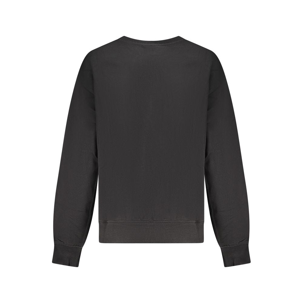 Sweatshirt by Calvin Klein for women in cotton polyester black features an enviable silhouette, showcasing a premium and refined for a truly enviable finish.