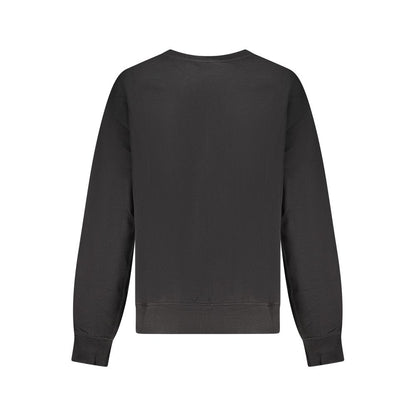 Sweatshirt by Calvin Klein for women in cotton polyester black features an enviable silhouette, showcasing a premium and refined for a truly enviable finish.